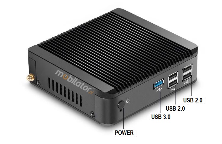 MiniPC yBOX-X30 Mini Komputer Zcza Mic Audio USB3.0 USB2.0 mobilator pl